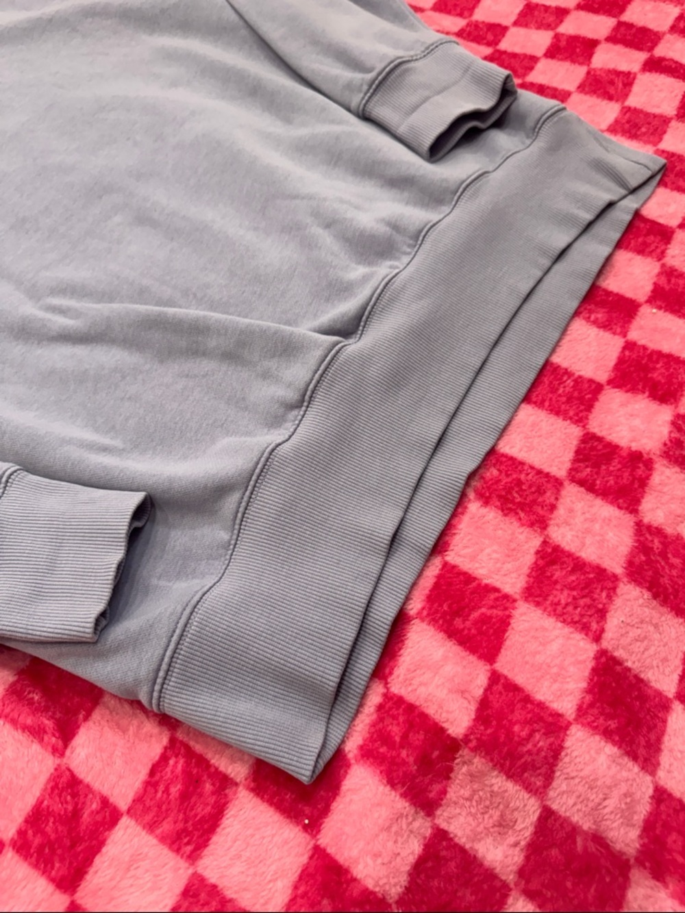 Nike Lavender Grey Crewneck Sweatshirt with White Swoosh - Picture 4 of 5
